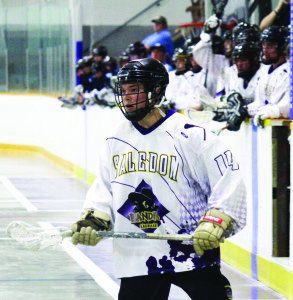 Colin Sinclair led the Caledon Bandits in points through two OJCLL playoff games, during a series sweep by the Fergus Thistles. Photo by Jake Courtepatte
