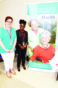 Caledon Community Services (CCS) were represented by Senior Manager of Health and Wellness Carolyn Langan and summer student Sheila Donkor.