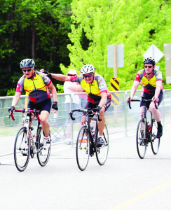 There were plenty of cheers when race founder Ted Webb, 83, completed the six-lap Intermediate Road Race.