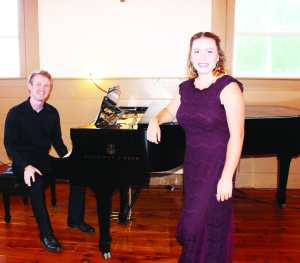 The festival concluded Sunday night with a presentation by Connor O'Kane on piano and local soprano Emily Vondrejs.