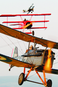 The open house and fly-in will include military re-enactments with First World War replica aircraft. Submitted photo