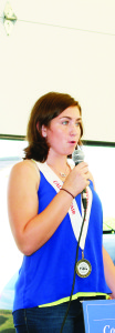 Caledon Fair Junior Ambassador Samantha Intranuovo was representing the Caledon Agricultural Society.