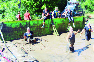There was no shortage of mud to be found Saturday at Albion Hills Conservation Area, or people ready to make their way through it, as Mud Heroes made their annual stop in the area, raising money for Camp Oochigeas, a privately funded camp for children affected by childhood cancer. There were walls for people to get over on the course.