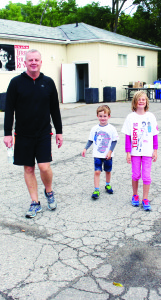 It was the Kinsmen Club of Bolton who hosted the Bolton run. John Crossley of Bolton was accompanied by his son Henry, 4, and daughter Frances, 7, as they were taking part.