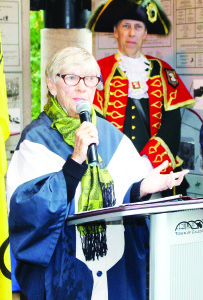 Donna Davies of the Caledon East and District Historical Society commented on Ken Weber's many accomplishments.