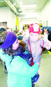 Fire prevention week open houses The recent Fire Prevention Week saw lots of activity at several fire halls in Caledon. The staff at the Alton hall had a big crowd out for an open house and pancake breakfast. Clara Bennett, 2, of Alton was pretty pleased with this helmet she received. She was showing it off for her mother Victoria. 