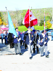 Sunday saw many in the community take advantage of the great weather to attend Remembrance Day services in Alton and Bolton. Members of the Alton Branch of the Royal Canadian Legion were marching in parade to the Cenotaph