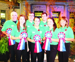 PEEL 4-H WINS THE TITLE The team representing Peel won all the marbles Saturday in the 4-H Go for the Gold competition at the Royal Agricultural Winter Fair in Toronto. It was a 4-H trivia competition, and they beat out their foes from Perth in the finals. The team members are Tom French, Julie French, Jamie Laidlaw, Allison French, Robert Matson, Nicole French and Heather French.