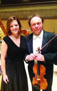Harpist Heidi Van Hoesen Gorton and violist Arkady Yanivker will be the featured performers at the Dec. 4 fundraising concert.