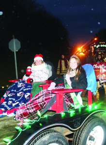 Former Caledon Fair ambassador Lindsay Bebbington joined current Ambassador Diana Limebeer in the parade.