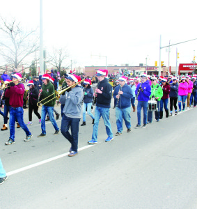 These musicians from Humberview Secondary School provided some festive music in the parade.