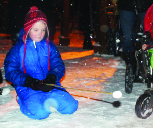 Community out for Jinglewood It was time for Jinglewood in Inglewood Sunday night, and much of the community was out for the holiday festivities. Benjamin Boucher, 7, was right in the spirit of the occasion as he toasted his marshmallow.