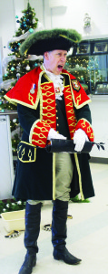 Town Crier Andrew Welch read a proclamation of the event.