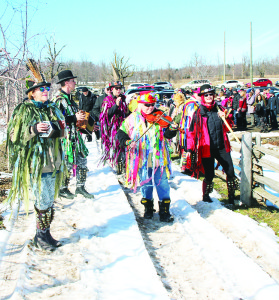 The fifth Annual Family Day Wassailing Festival was held at Spirit Tree Estate Cidery, in support of Bethell Hospice. It was following an old English tradition to seek a good apple harvest this year. Members of the Orange Peel Morris Dancers led the musical procession to the orchard. Photos by Bill Rea