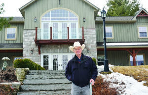 Teen Ranch founder Mel Stevens stands in front of the Coach House residence at the camp's property on Highway 10 in Caledon. The Ranch is currently celebrating its 50th anniversary of operation.  Photo by Brian Lockhart